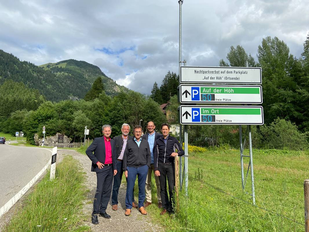 Parkplatz auf der Höh Hinterstein Bad Hindelang Markt Bad Hindelang