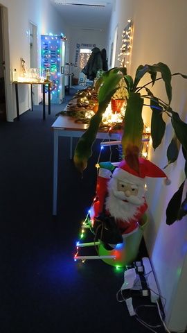 Dekorationen der [ui!] Weihnachtsfeier